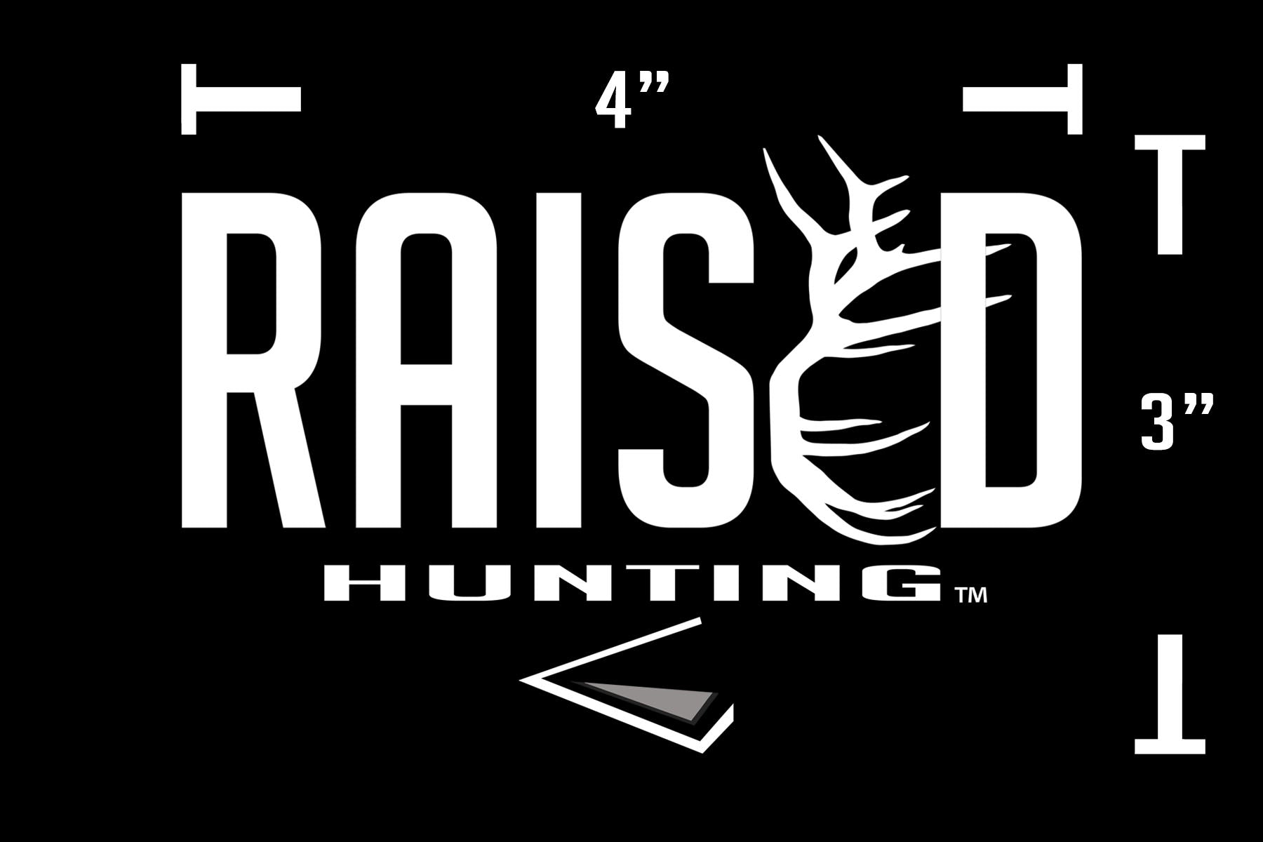 Raised Hunting Decal