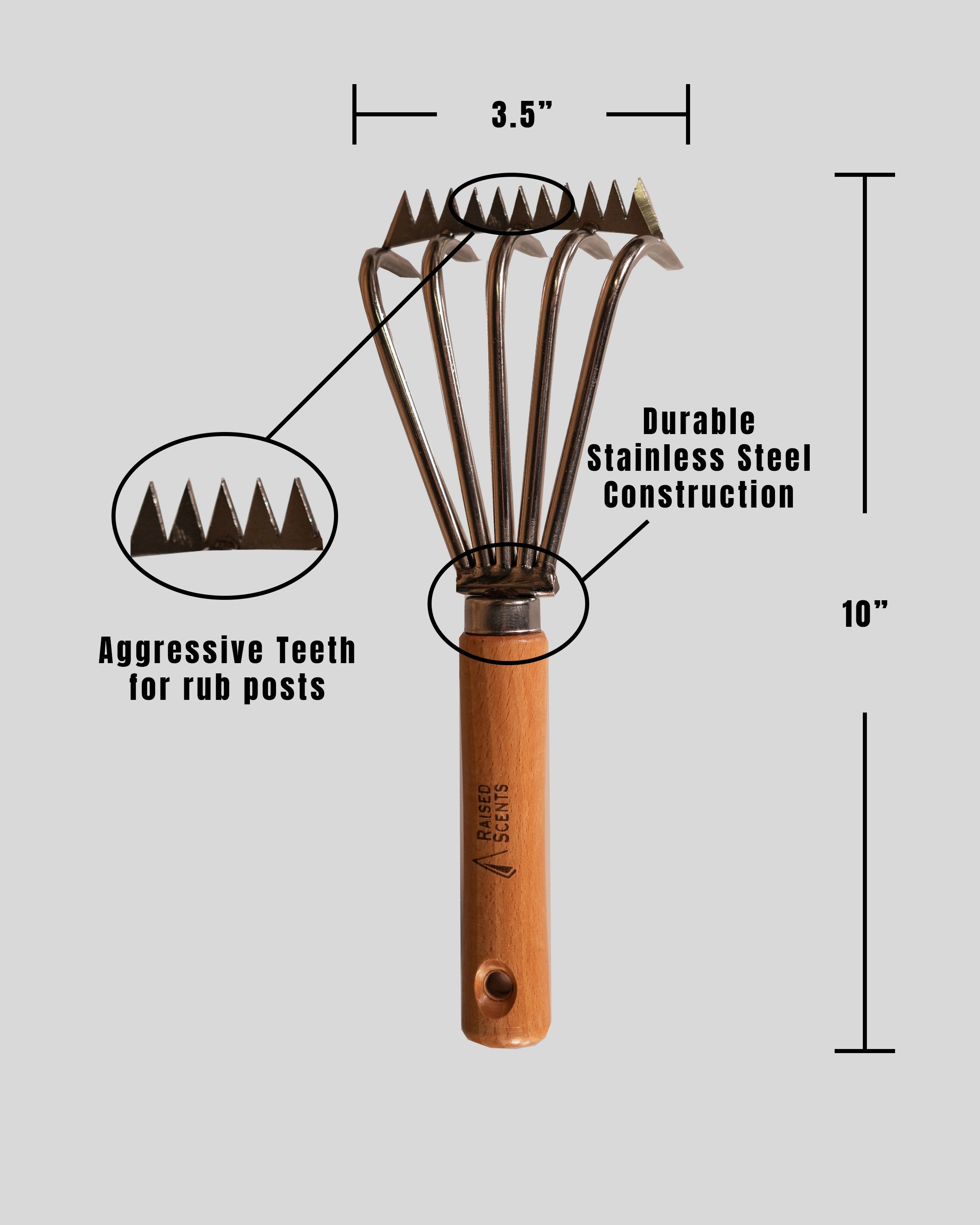 Rub n' Scrape Rake | Rub and Scrape Tool