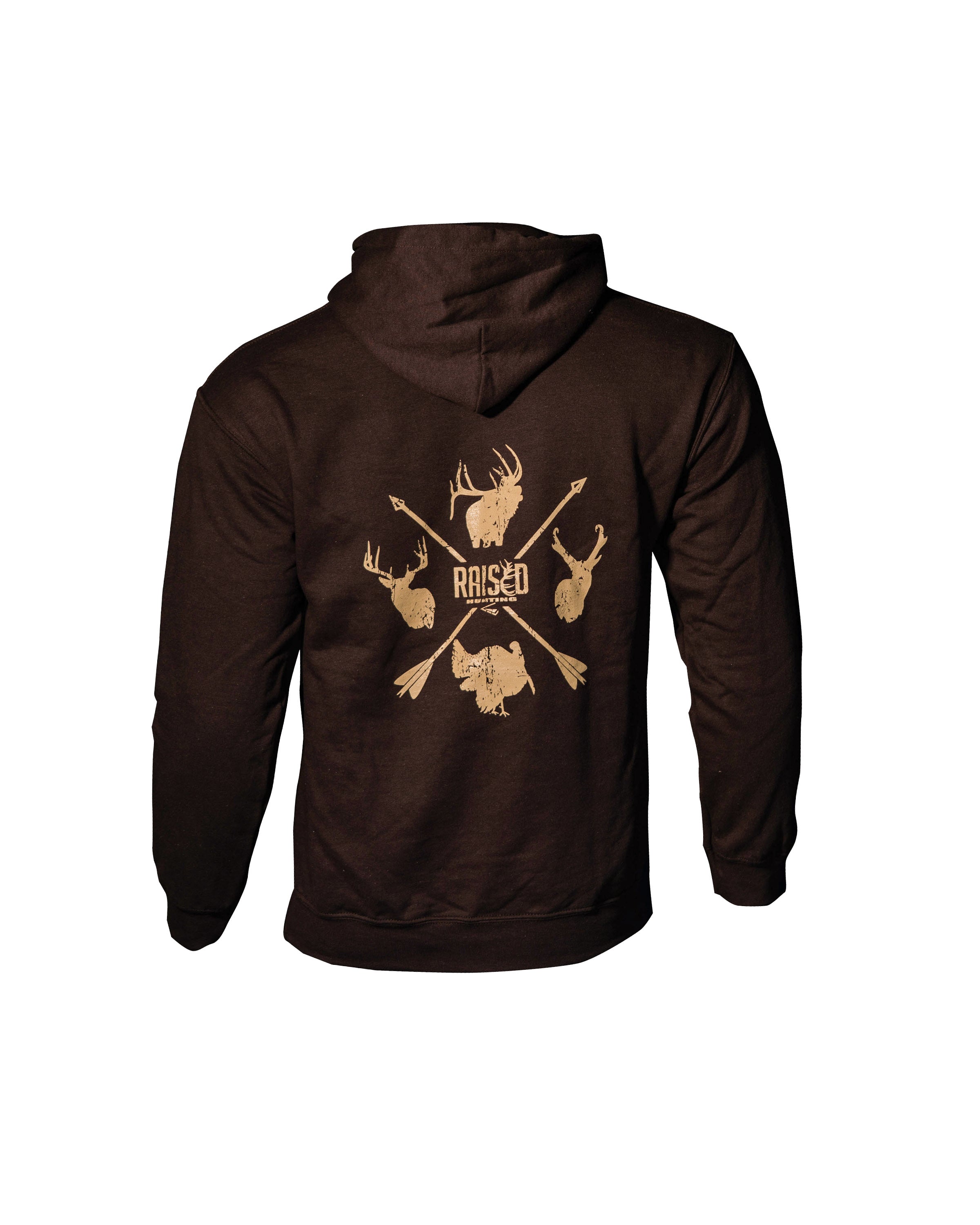 Brown Raised Hunting Sweatshirt