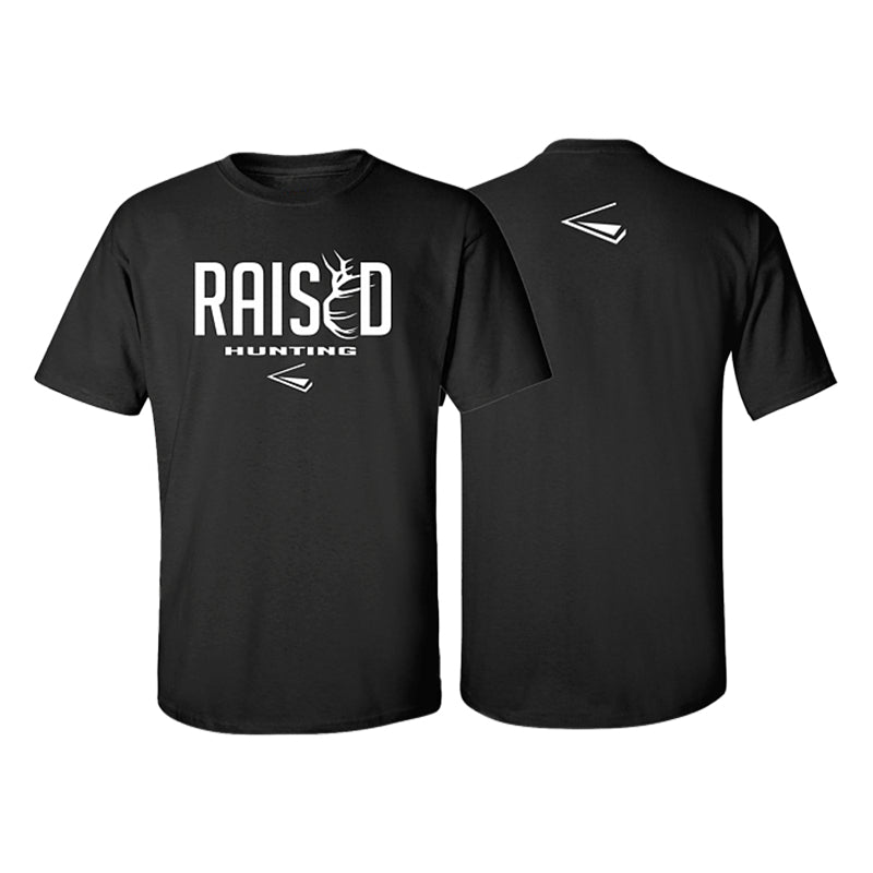 Men's Apparel - Black Raised Hunting Logo T-Shirt